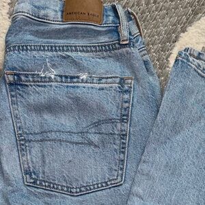 American Eagle Outfitters Blue Classic Straight Leg Jeans